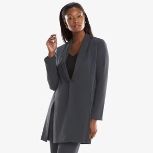 MM Lafleur Charcoal Longline Blazer